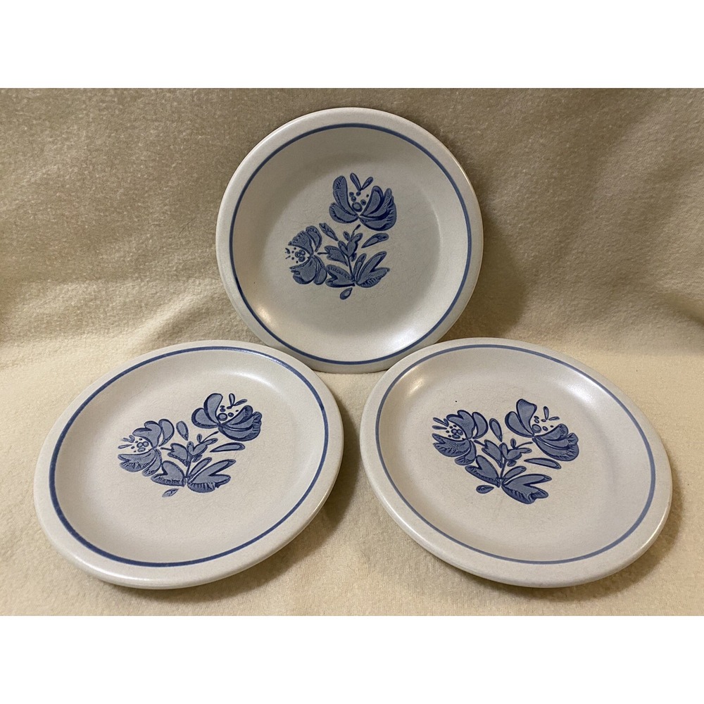 Pfaltzgraff YORKTOWNE ~ 6 3/4" Bread & Butter side Plate (Set of 3)